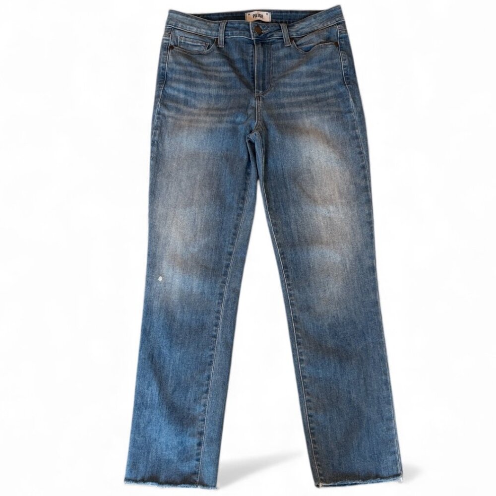Paige Hoxton Slim Jeans Myla Wash High Rise Stretch Denim Blue Women’s Sz 29 - Picture 5 of 16